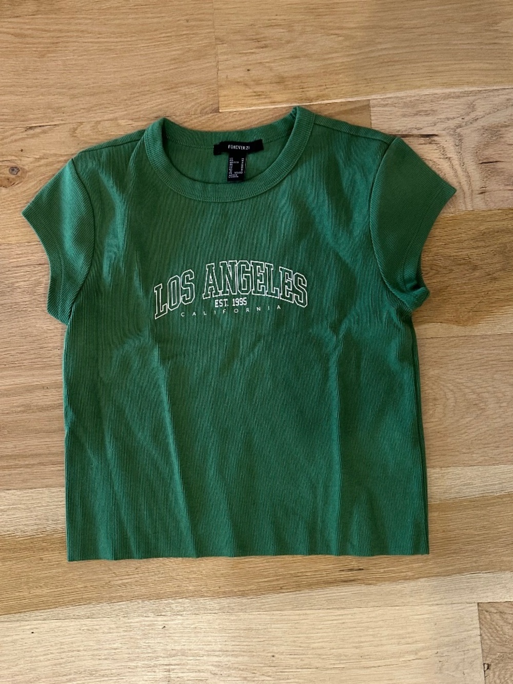 Forever21 Los Angeles T-Shirt Green Size M
